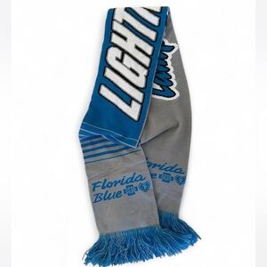 Blue and Gray Lightning Scarf